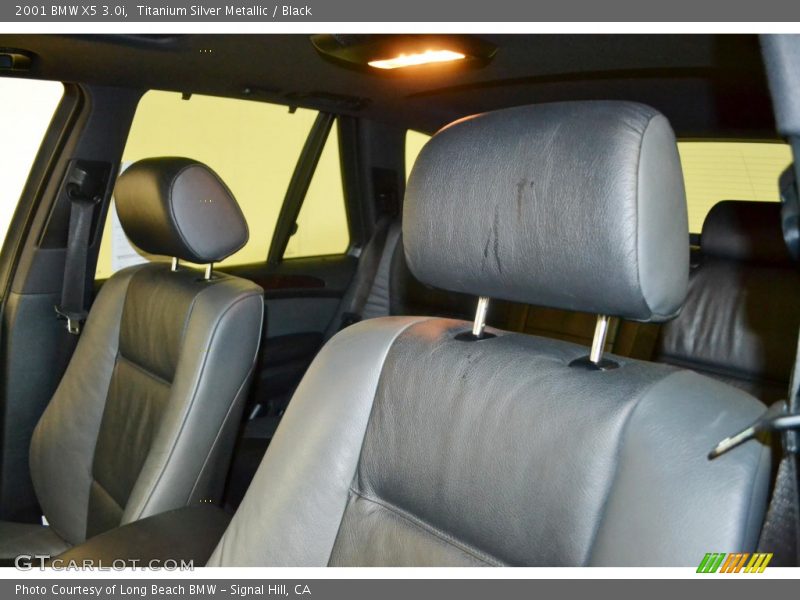 Titanium Silver Metallic / Black 2001 BMW X5 3.0i