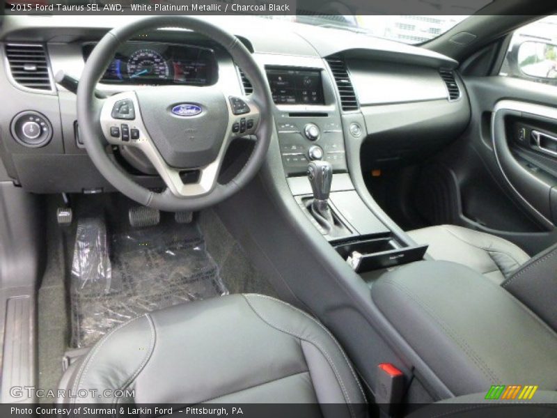  2015 Taurus SEL AWD Charcoal Black Interior