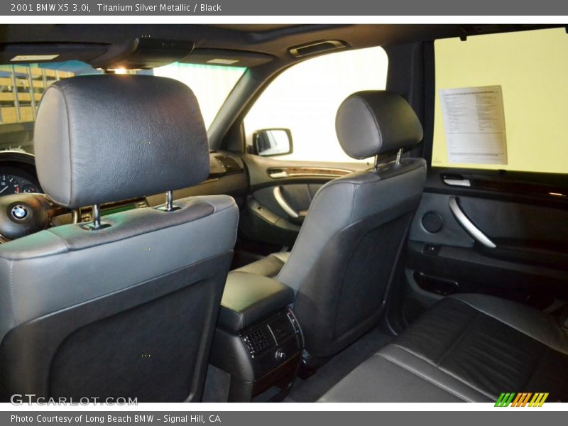 Titanium Silver Metallic / Black 2001 BMW X5 3.0i