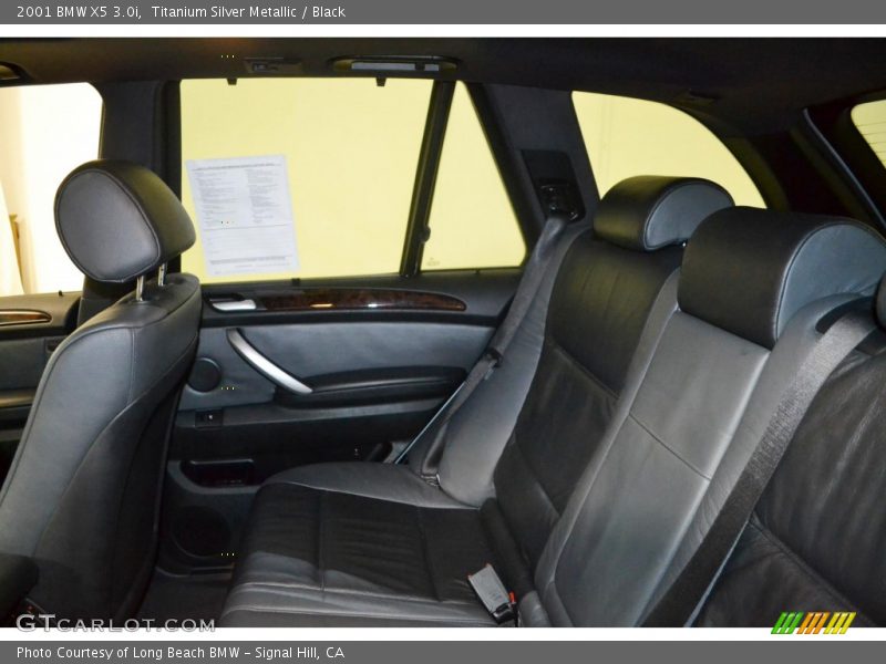 Titanium Silver Metallic / Black 2001 BMW X5 3.0i