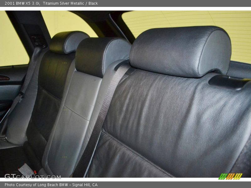 Titanium Silver Metallic / Black 2001 BMW X5 3.0i
