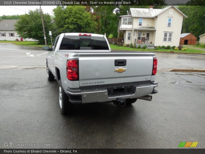 Silver Ice Metallic / Jet Black 2015 Chevrolet Silverado 2500HD LTZ Double Cab 4x4
