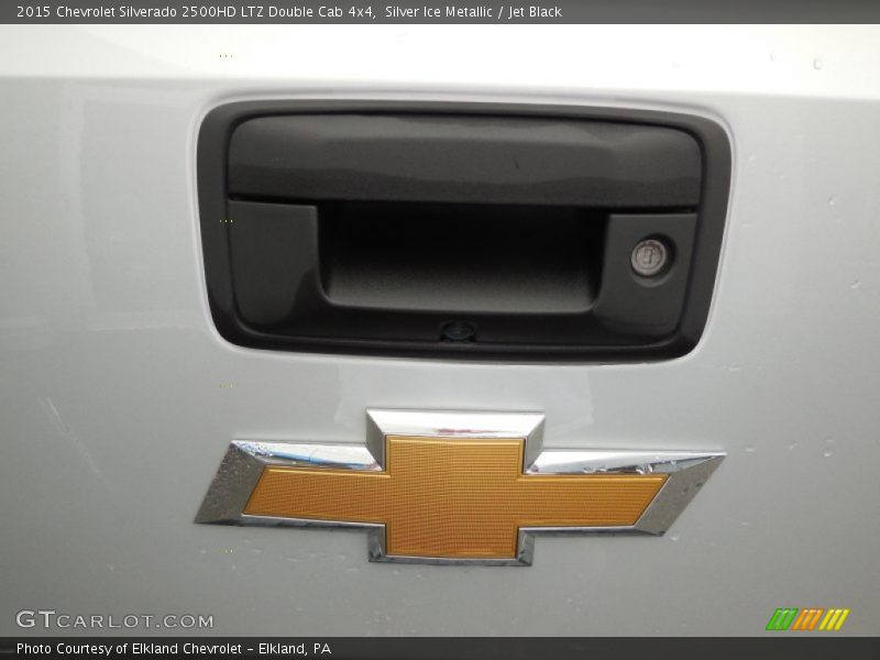 Silver Ice Metallic / Jet Black 2015 Chevrolet Silverado 2500HD LTZ Double Cab 4x4