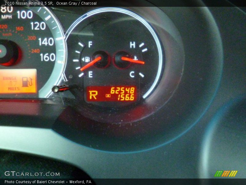 Ocean Gray / Charcoal 2010 Nissan Altima 3.5 SR