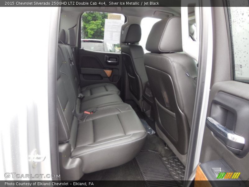 Silver Ice Metallic / Jet Black 2015 Chevrolet Silverado 2500HD LTZ Double Cab 4x4