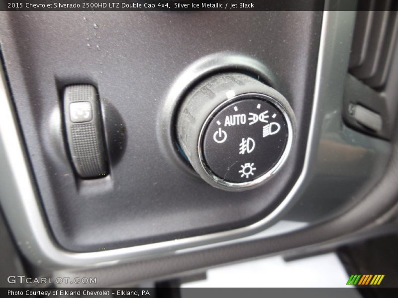 Silver Ice Metallic / Jet Black 2015 Chevrolet Silverado 2500HD LTZ Double Cab 4x4