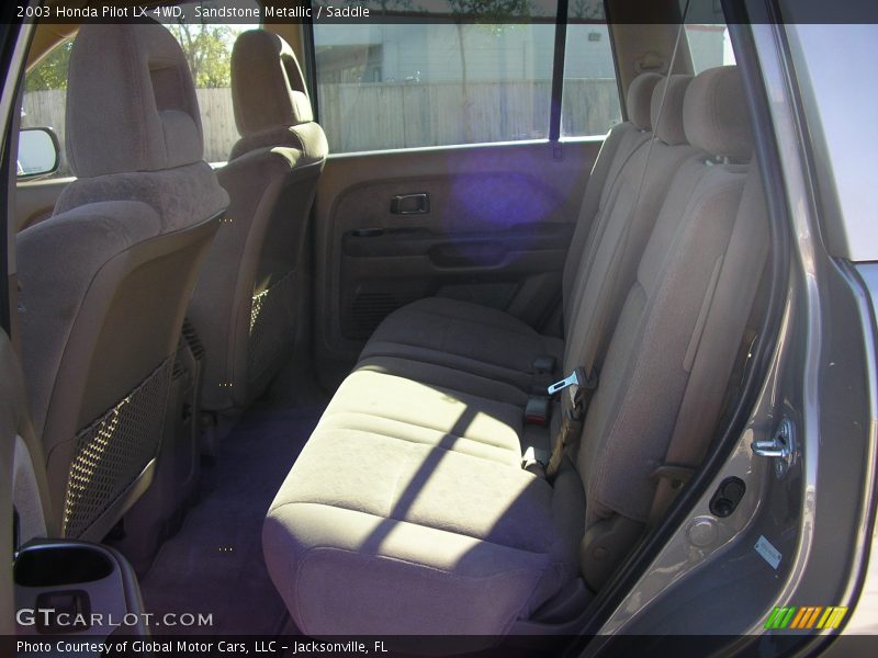 Sandstone Metallic / Saddle 2003 Honda Pilot LX 4WD