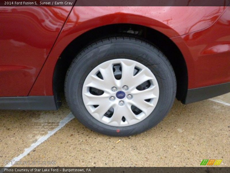 Sunset / Earth Gray 2014 Ford Fusion S