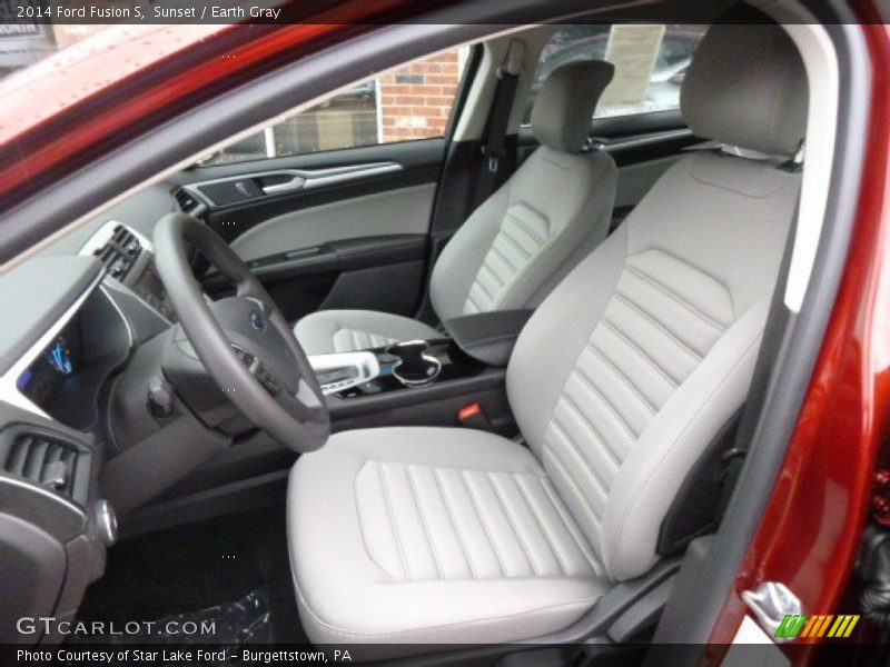 Sunset / Earth Gray 2014 Ford Fusion S