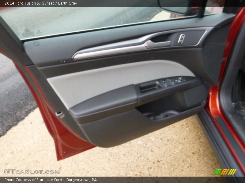Sunset / Earth Gray 2014 Ford Fusion S
