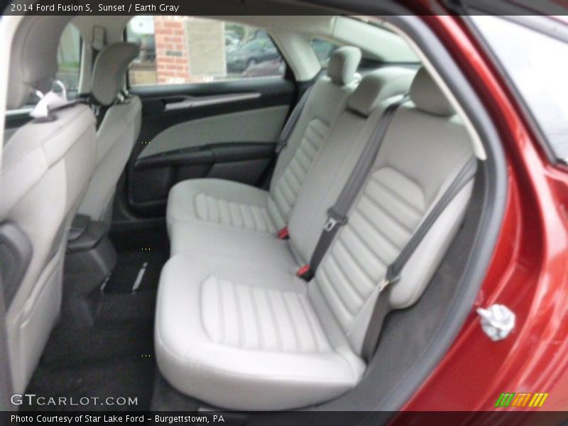 Sunset / Earth Gray 2014 Ford Fusion S
