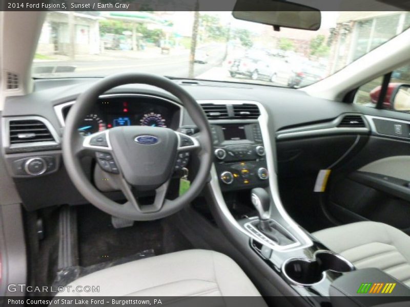 Sunset / Earth Gray 2014 Ford Fusion S