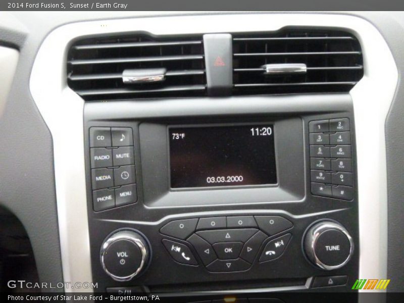 Sunset / Earth Gray 2014 Ford Fusion S