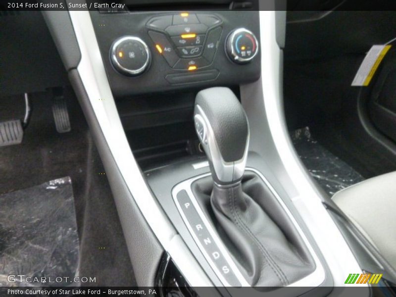 Sunset / Earth Gray 2014 Ford Fusion S