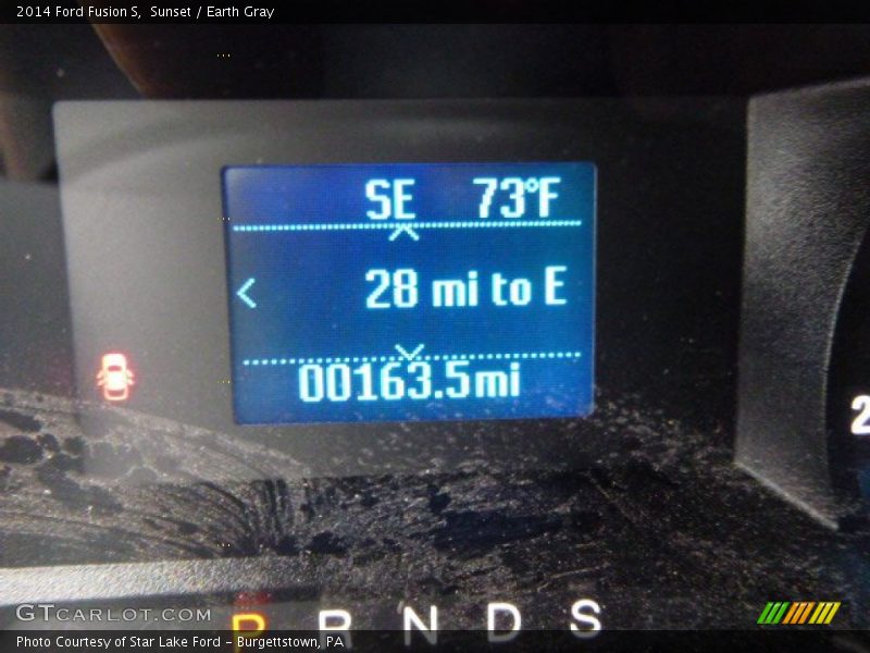 Sunset / Earth Gray 2014 Ford Fusion S