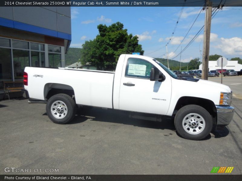  2014 Silverado 2500HD WT Regular Cab 4x4 Summit White