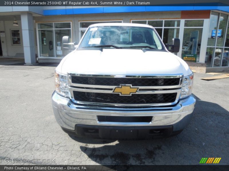 Summit White / Dark Titanium 2014 Chevrolet Silverado 2500HD WT Regular Cab 4x4