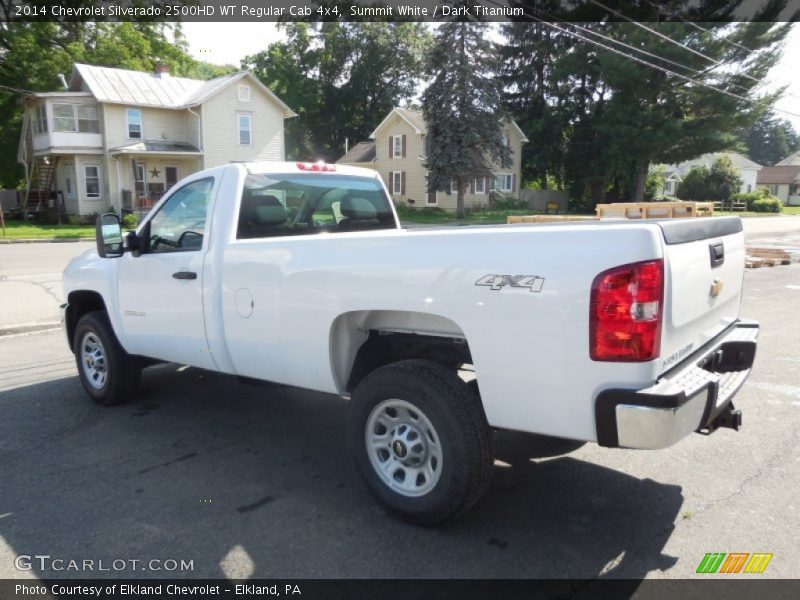 Summit White / Dark Titanium 2014 Chevrolet Silverado 2500HD WT Regular Cab 4x4
