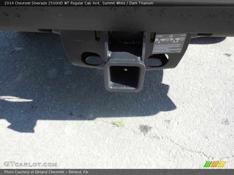 Summit White / Dark Titanium 2014 Chevrolet Silverado 2500HD WT Regular Cab 4x4