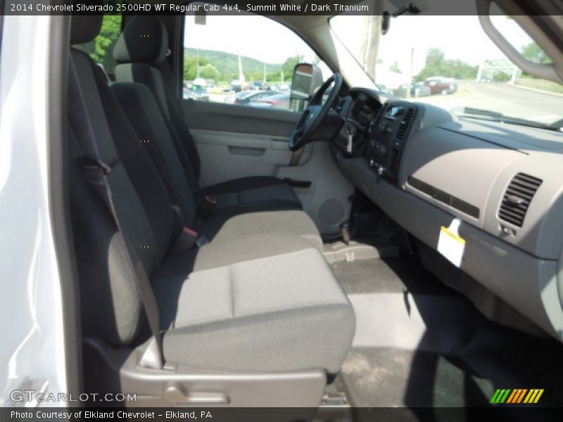 Summit White / Dark Titanium 2014 Chevrolet Silverado 2500HD WT Regular Cab 4x4