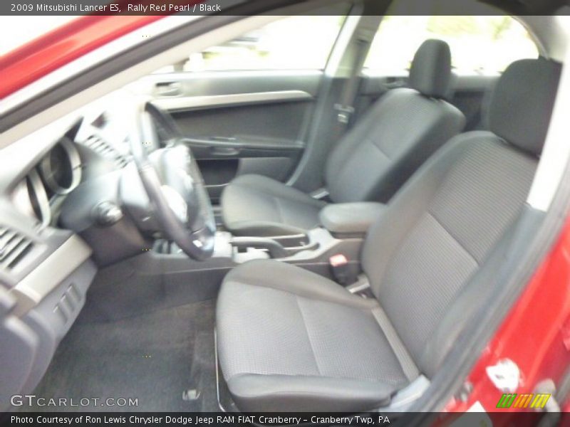 Rally Red Pearl / Black 2009 Mitsubishi Lancer ES