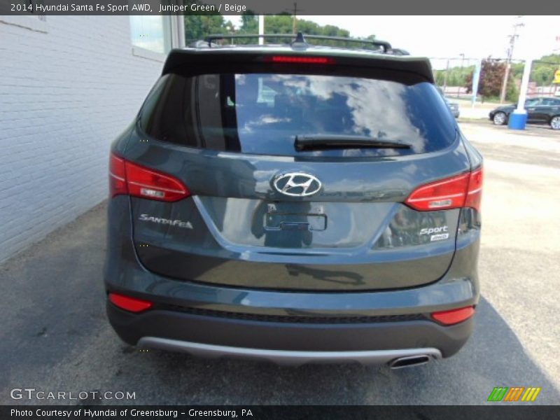 Juniper Green / Beige 2014 Hyundai Santa Fe Sport AWD