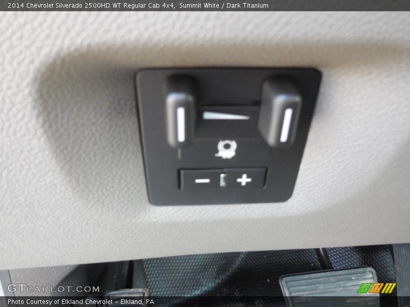 Summit White / Dark Titanium 2014 Chevrolet Silverado 2500HD WT Regular Cab 4x4