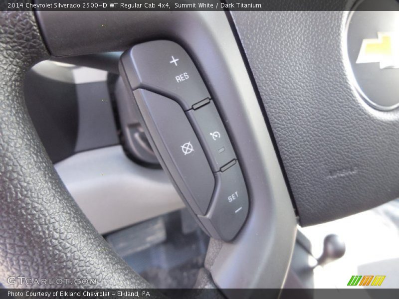 Summit White / Dark Titanium 2014 Chevrolet Silverado 2500HD WT Regular Cab 4x4
