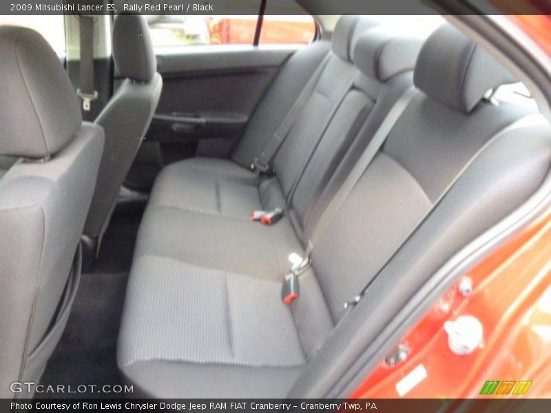 Rally Red Pearl / Black 2009 Mitsubishi Lancer ES
