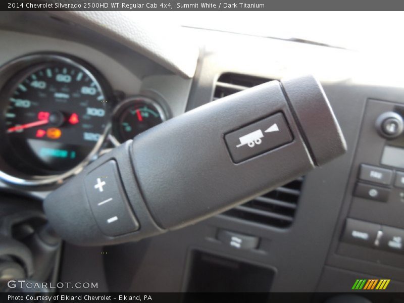Summit White / Dark Titanium 2014 Chevrolet Silverado 2500HD WT Regular Cab 4x4