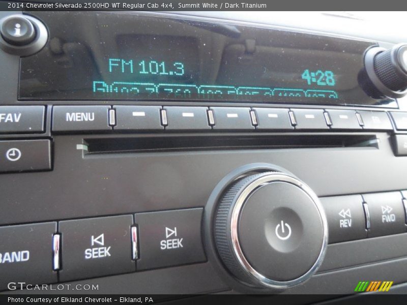 Summit White / Dark Titanium 2014 Chevrolet Silverado 2500HD WT Regular Cab 4x4