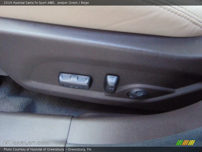 Juniper Green / Beige 2014 Hyundai Santa Fe Sport AWD