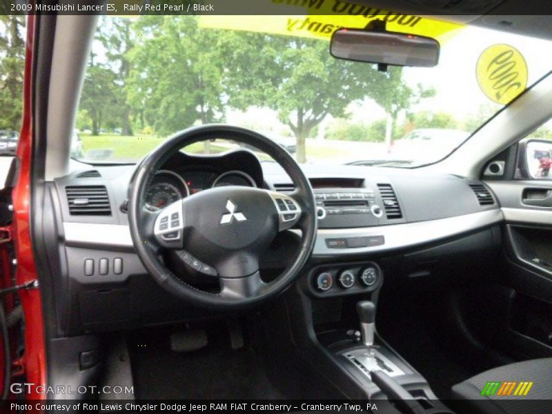  2009 Lancer ES Black Interior