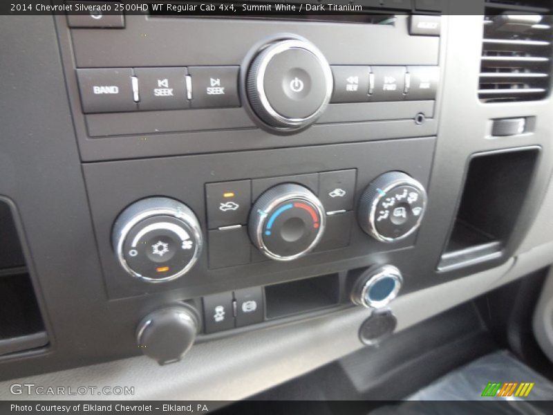 Summit White / Dark Titanium 2014 Chevrolet Silverado 2500HD WT Regular Cab 4x4