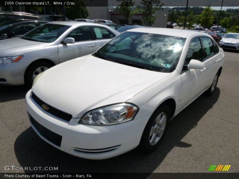 White / Gray 2006 Chevrolet Impala LT