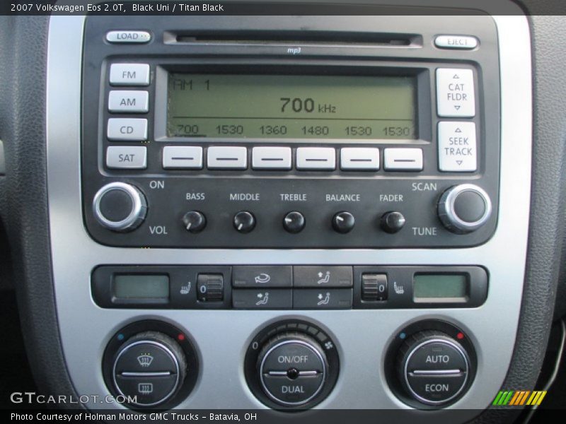 Controls of 2007 Eos 2.0T