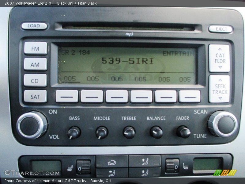 Audio System of 2007 Eos 2.0T