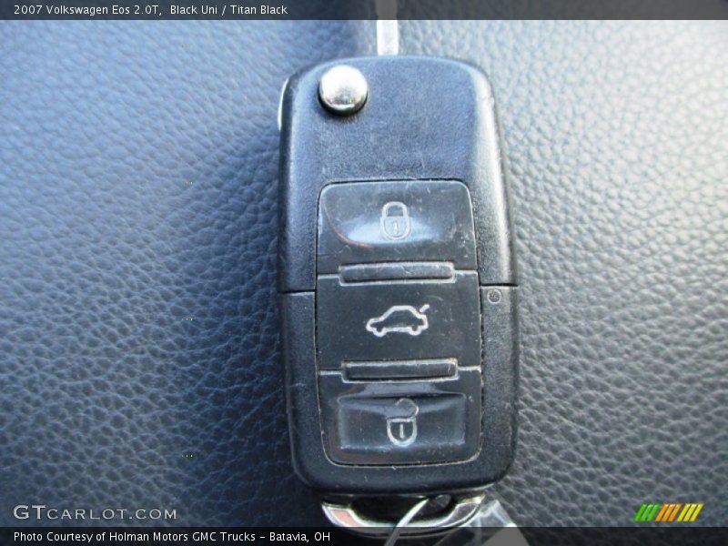 Black Uni / Titan Black 2007 Volkswagen Eos 2.0T
