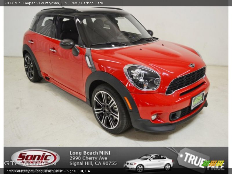 Chili Red / Carbon Black 2014 Mini Cooper S Countryman