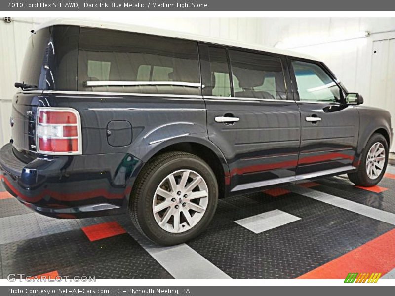 Dark Ink Blue Metallic / Medium Light Stone 2010 Ford Flex SEL AWD