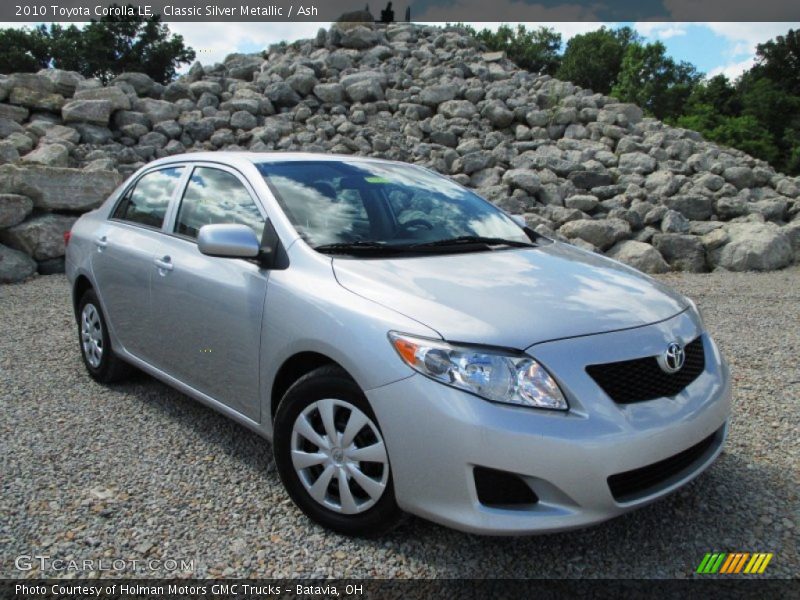 Front 3/4 View of 2010 Corolla LE