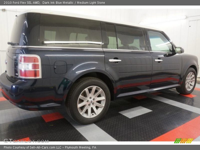 Dark Ink Blue Metallic / Medium Light Stone 2010 Ford Flex SEL AWD