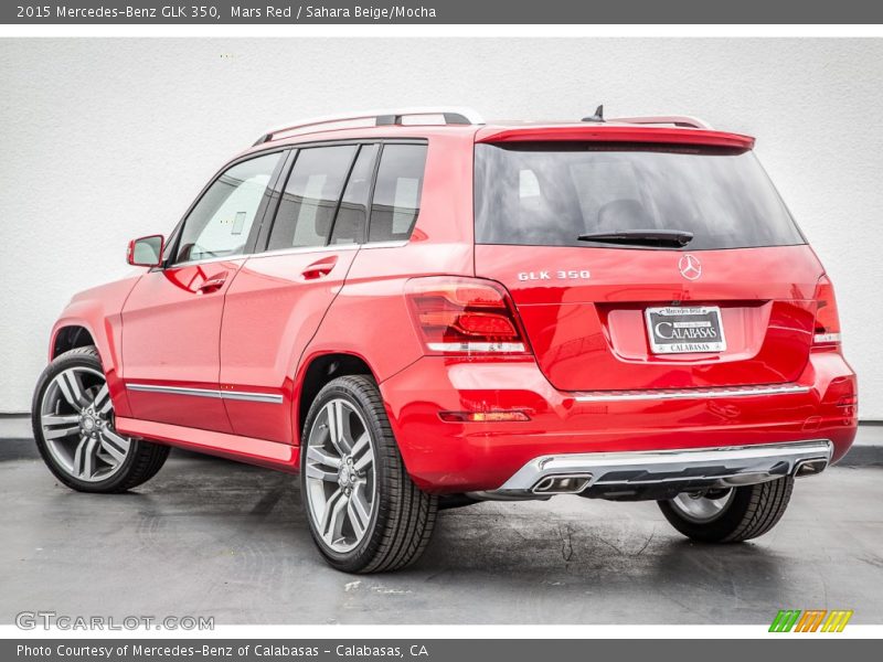 Mars Red / Sahara Beige/Mocha 2015 Mercedes-Benz GLK 350