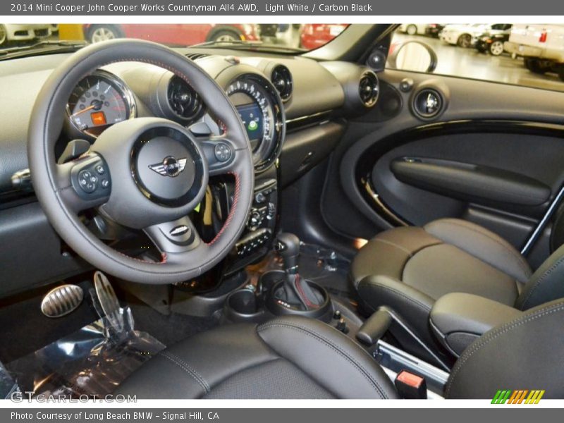 Light White / Carbon Black 2014 Mini Cooper John Cooper Works Countryman All4 AWD
