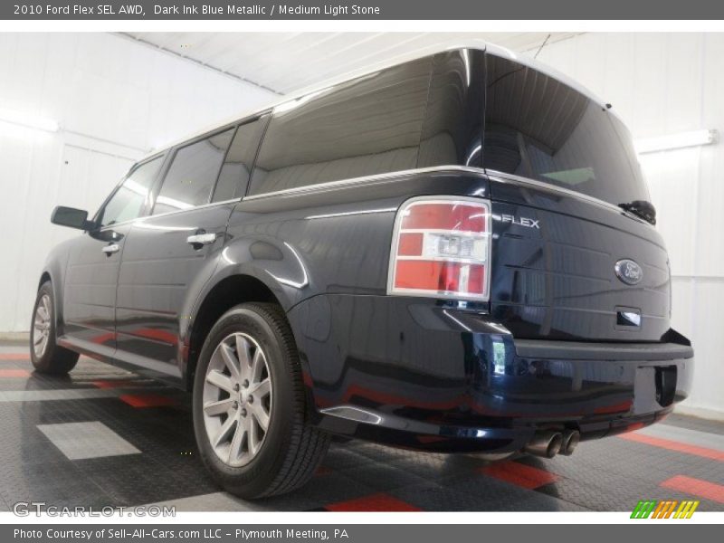 Dark Ink Blue Metallic / Medium Light Stone 2010 Ford Flex SEL AWD