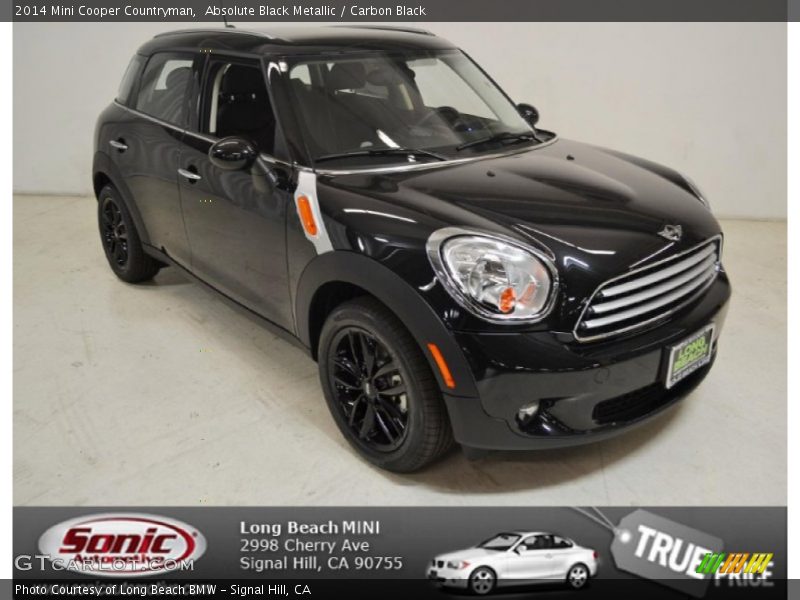 Absolute Black Metallic / Carbon Black 2014 Mini Cooper Countryman