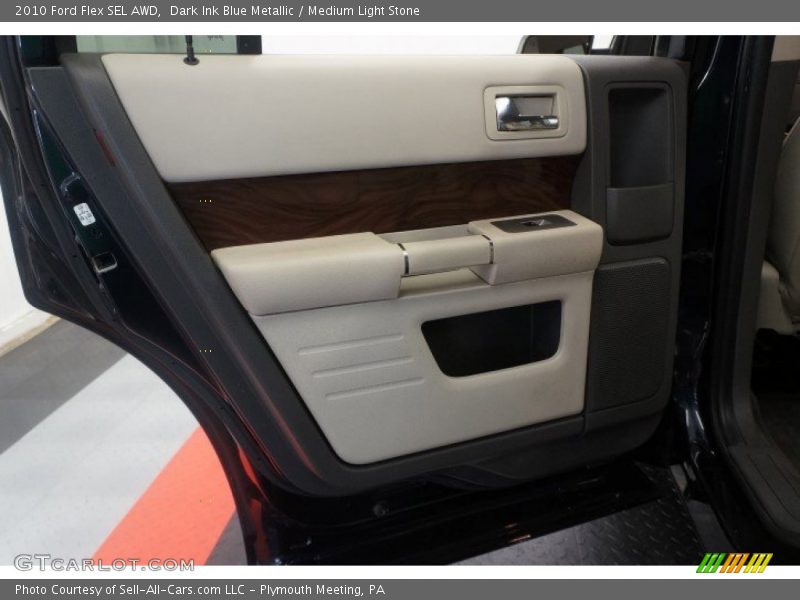 Dark Ink Blue Metallic / Medium Light Stone 2010 Ford Flex SEL AWD