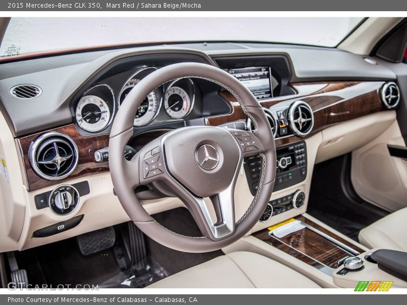 Mars Red / Sahara Beige/Mocha 2015 Mercedes-Benz GLK 350