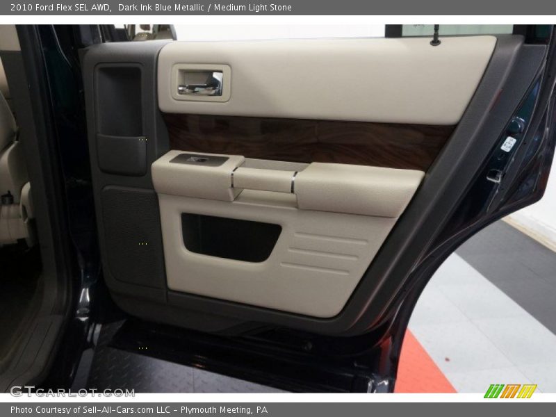 Dark Ink Blue Metallic / Medium Light Stone 2010 Ford Flex SEL AWD