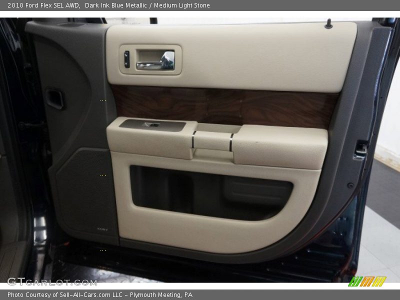 Dark Ink Blue Metallic / Medium Light Stone 2010 Ford Flex SEL AWD